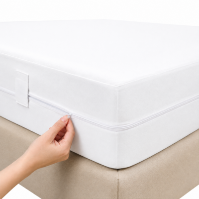 Zippered Waterproof Mattress Encasement with full 360° mattress protection